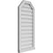 Ekena Millwork Octagonal Top Surface Mount PVC Gable Vent w/ 2"W x 2"P Brickmould Sill Frame, 18"W x 38"H GVPOT18X3803SN - alternate 4
